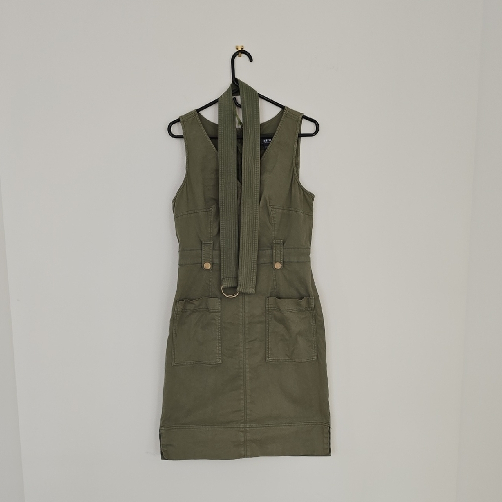 Maeve By Anthropologie Olive Green Sleeveless Dress